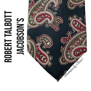 Robert Talbott Jacobson’s Best of Class Hand Sewn Finest Silk Paisley Pr…